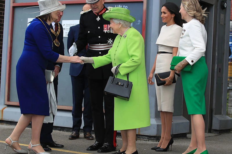 Karalienė Elizabeth II ir Sasekso hercogienė Meghan