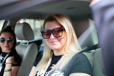 Akimirkos iš „Moterų ralio“