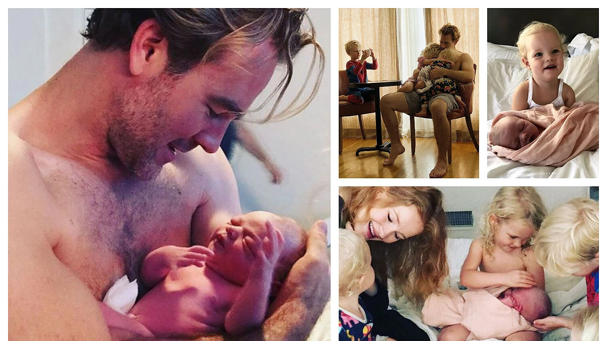 Jamesas Van Der Beekas su šeima