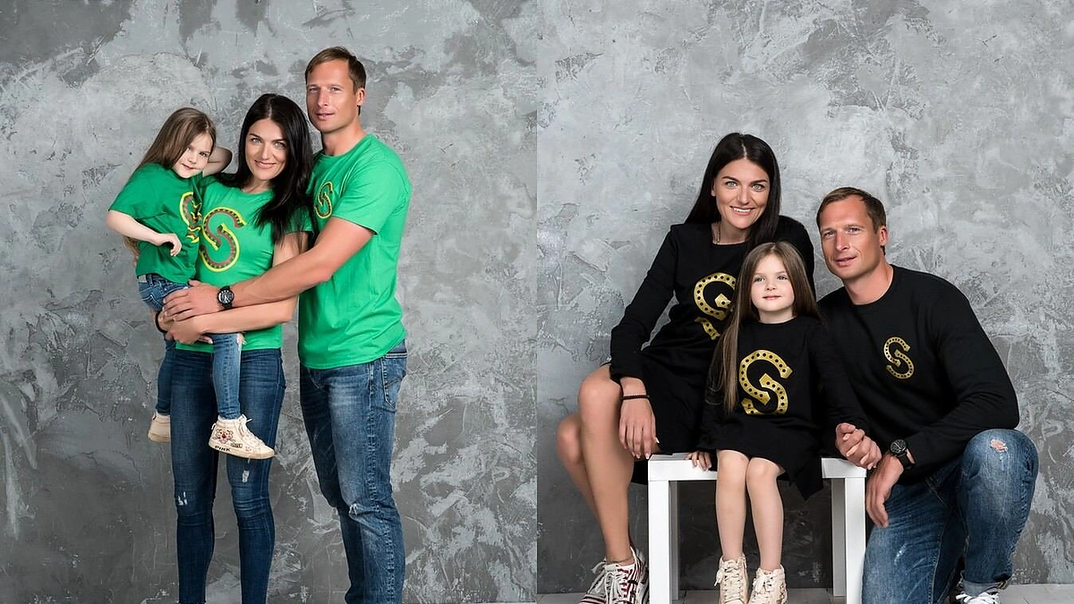 Dianos Lobačevskės ir Mindaugo Griškonio šeima tapo modeliais