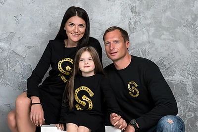 Dianos Lobačevskės ir Mindaugo Griškonio šeima tapo modeliais