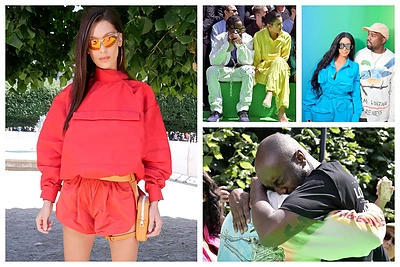 „Louis Vuitton“ šou – Kardashianų šeima, ašaros ir pati keisčiausia rankinė