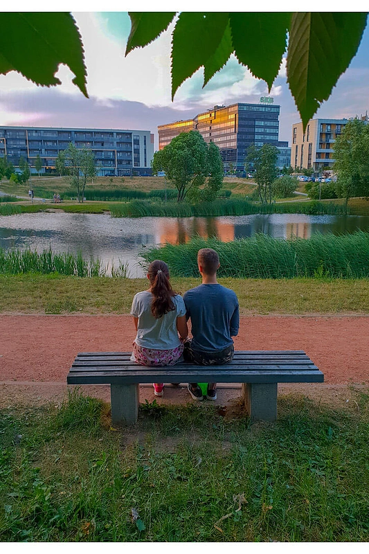 Algio Kriščiūno nuotrauka, daryta „auksinę valandą“