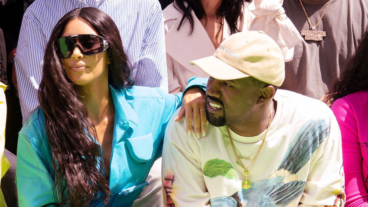 Kim Kardashian ir Kanye Westas