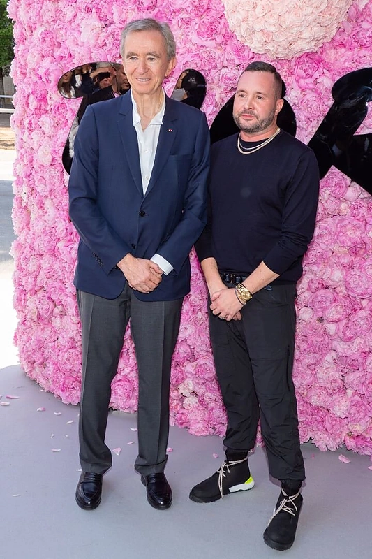 Antoine Arnault ir Kim Jones