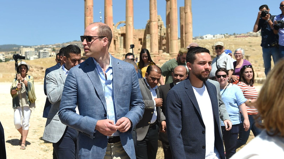 Princas Williamas viešėjo Jordanijoje