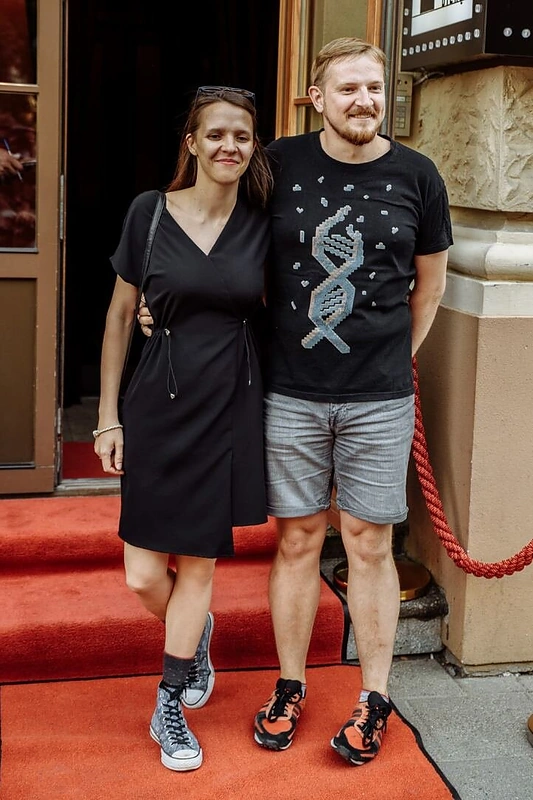 Paulius Ambrazevičius su žmona Kristina