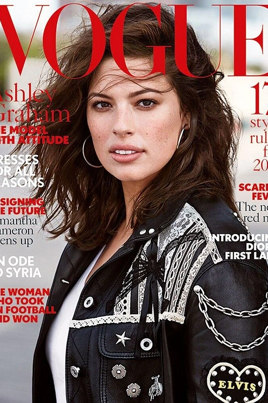 Ashley Graham ant „Vogue“ viršelio 2017-aisiais