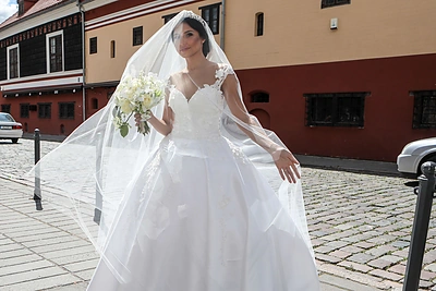 Gabrielės ir Ronaldo Rutkauskų vestuvės / Eriko Ovčarenko / BNS nuotr.