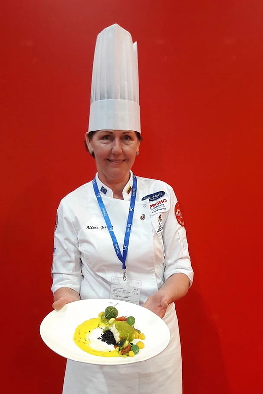 Aldona Gečienė ir jos gruperio filė