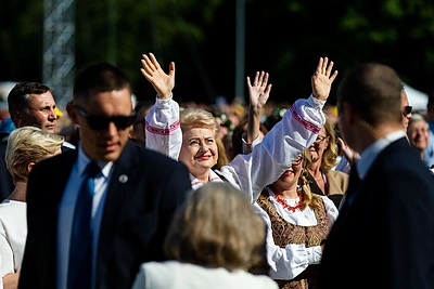 „Dainų šventės“ akimirka