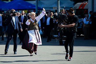„Dainų šventės“ akimirka