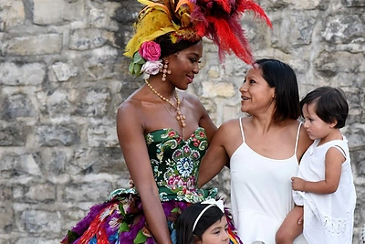 „Dolce & Gabbana“ aukštosios mados kolekcijos pristatymo akimirkos