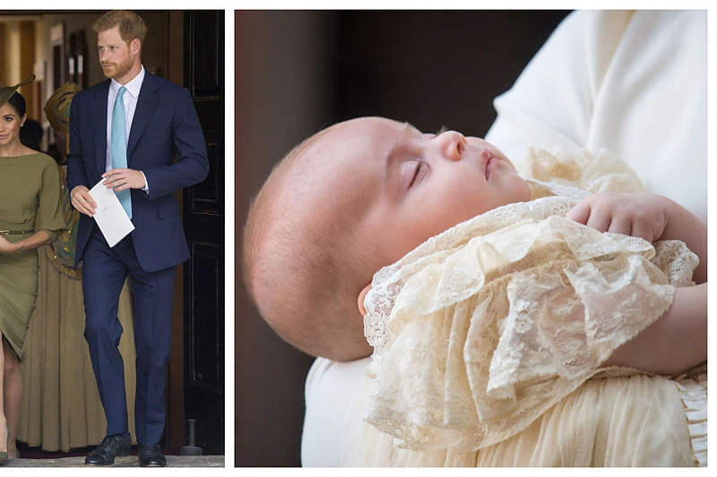 Meghan Markle, pricas Harry ir princas Louisas