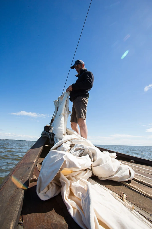 Laivadirbys Simas Knapkis jau keletą metų plaukioja su „Nacionalinės ekspedicijos“ dalyviais