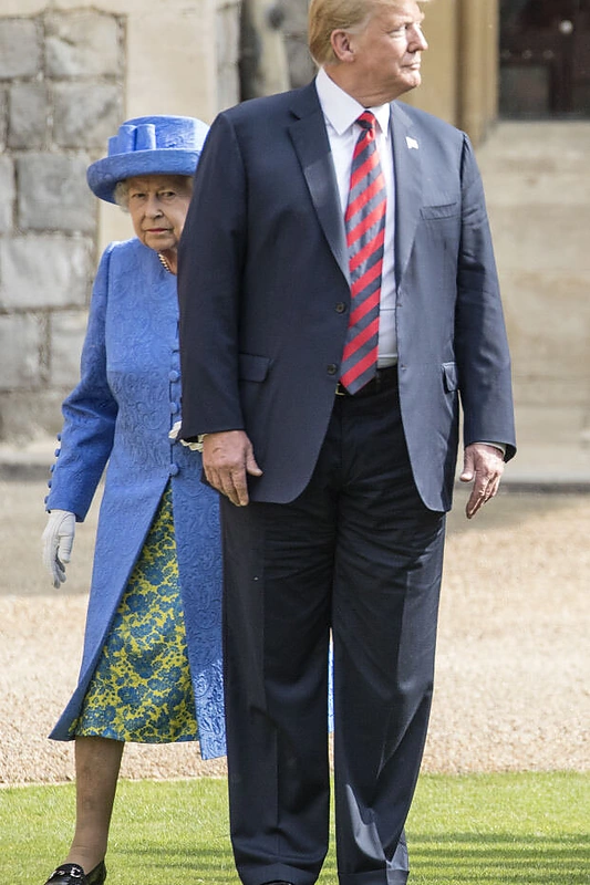 Donaldo Trumpo susitikimas su karaliene Elizabeth II