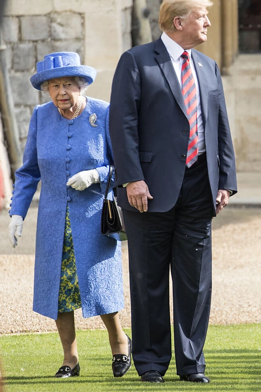 Donaldo Trumpo susitikimas su karaliene Elizabeth II