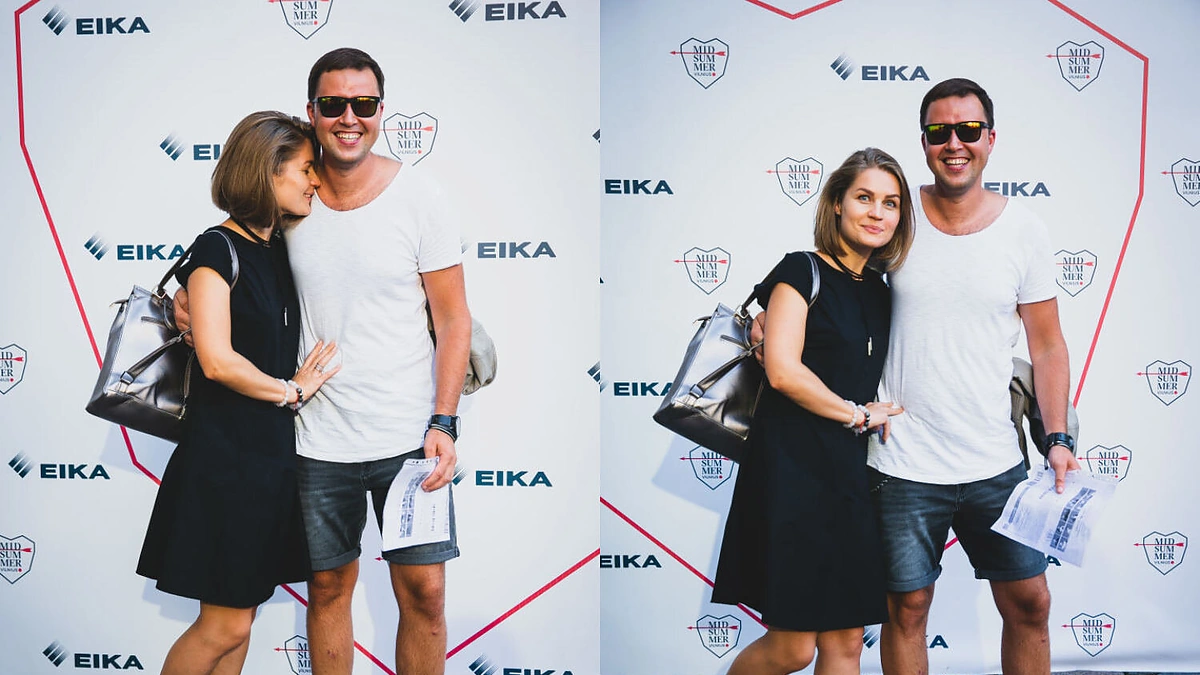 Donatas Paulauskas su drauge Ieva