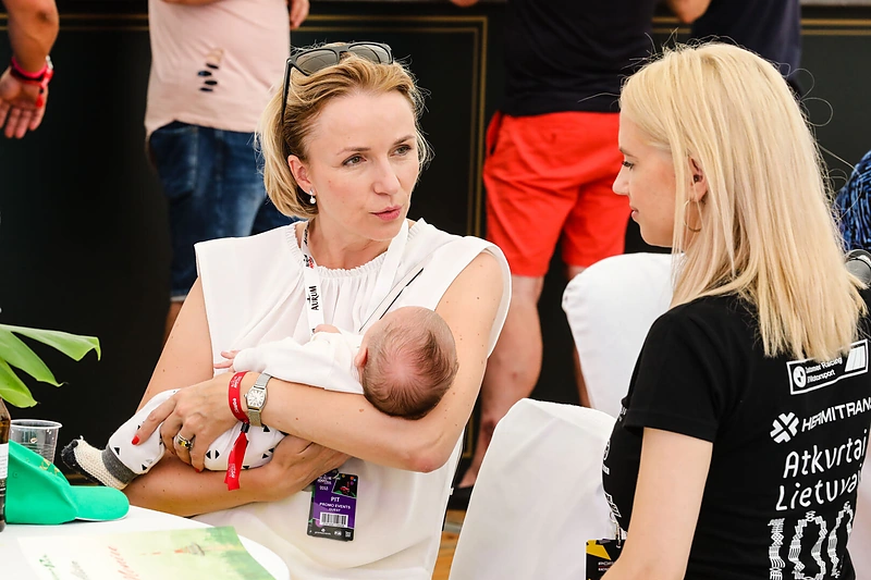 Loreta Stonkienė ir Monika Pitkauskaitė