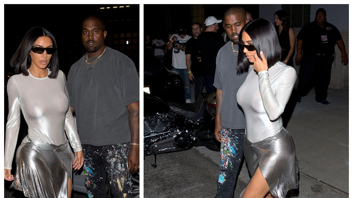 Kim Kardashian ir Kanye Westas