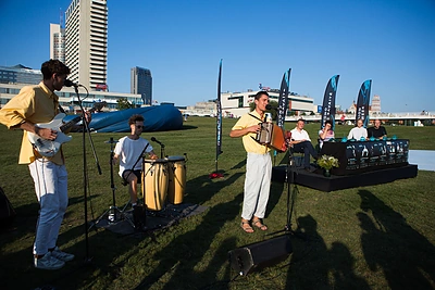 Martyno Levickio neįprasto koncerto akimirkos