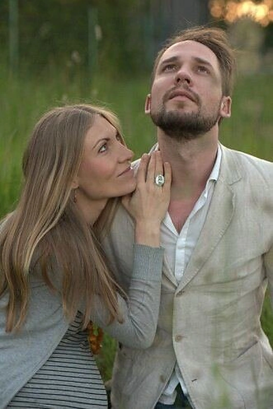 Jonas Sakalauskas su žmona Agne