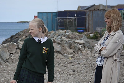 Kadras iš filmo „Pilis“ užkulisių