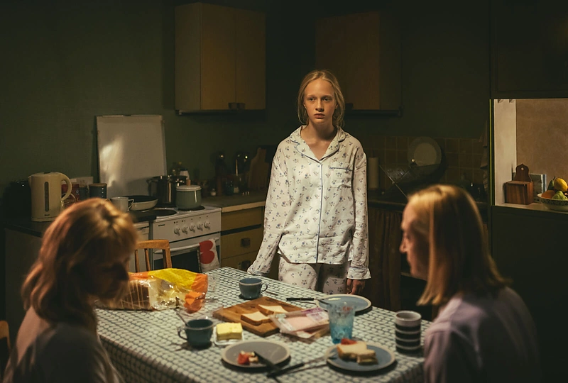 Kadras iš filmo „Pilis“ užkulisių