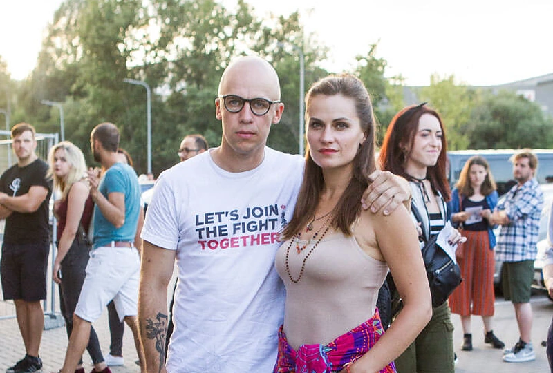 Vidas Bareikis ir Jurga Šeduikytė