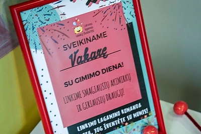 Gimtadienio akimirka