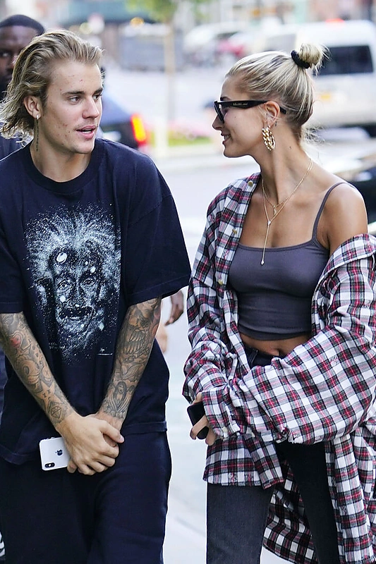 Justinas Bieberis ir Hailey Baldwin