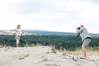 Jurgitos ir Kristupo Krivickų šeimos atostogos Nidoje