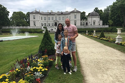 Jurgitos ir Kristupo Krivickų šeimos atostogos Palangoje