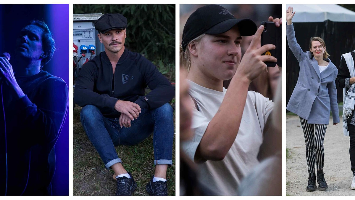 Grupės „Rhye“ koncerto akimirkos: Andrius Bružas, Rūta Meilutytė, Beata Tiškevič ir Saulius Baradinskas