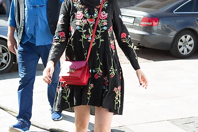 Nuotaikingų pietų danguje akimirka