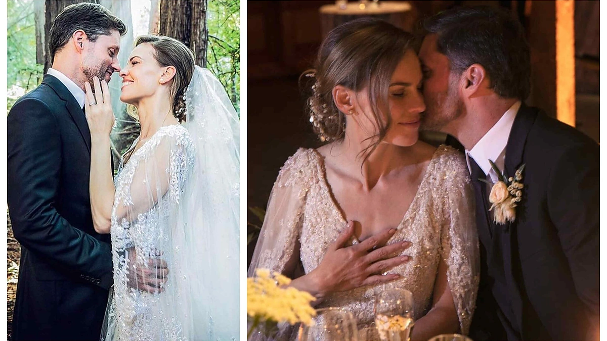 Aktorės Hilary Swank vestuvės