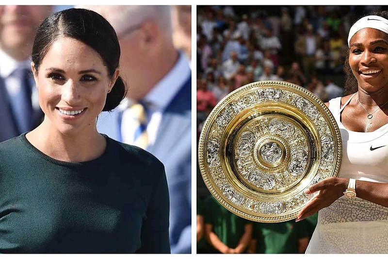 Meghan Markle ir Serena Williams