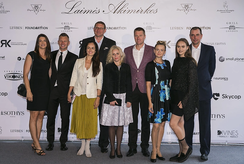 Rimanto Kaukėno labdaros vakaro svečiai