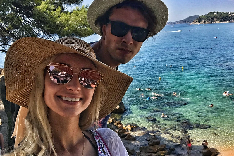 Kristinos Tarasevičiūtės ir Martyno Vaidoto atostogos Ispanijoje