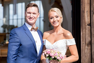 Rūtos Elžbietos Mazurevičiūtės ir Manto Pitkausko vestuvės / Luko Balandžio / 15min nuotr.