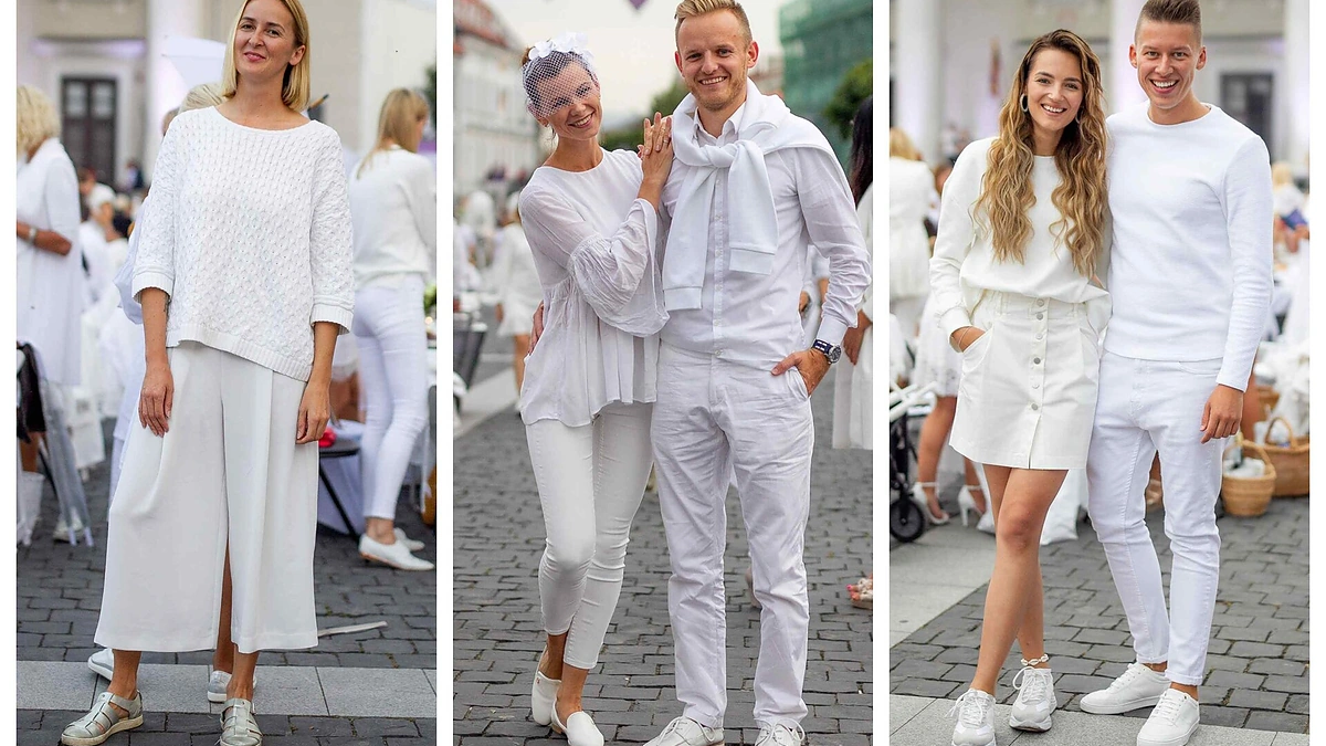Jubiliejinė „Le Dîner en Blanc“ vakarienė Vilniuje