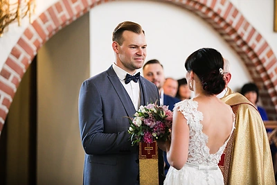 Vytauto Jagelavičiaus ir Vaidos Miškinytės šventės akimirka