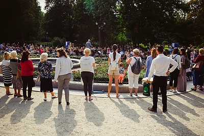 Lietuvos valstybinio simfoninio orkestro sezono pristatymas Bernardinų sode