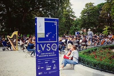 Lietuvos valstybinio simfoninio orkestro sezono pristatymas Bernardinų sode