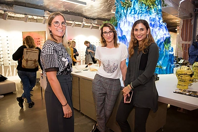 „MOSCOT“ akinių pristatymo akimirka