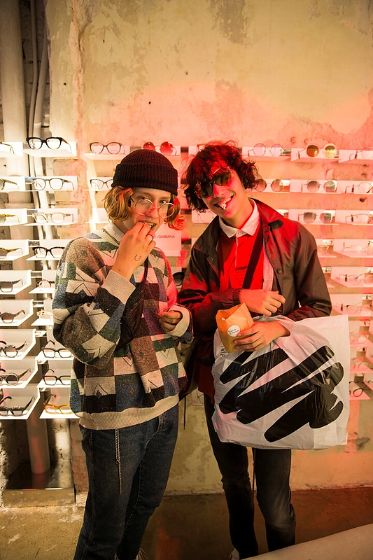 „MOSCOT“ akinių pristatymo akimirka