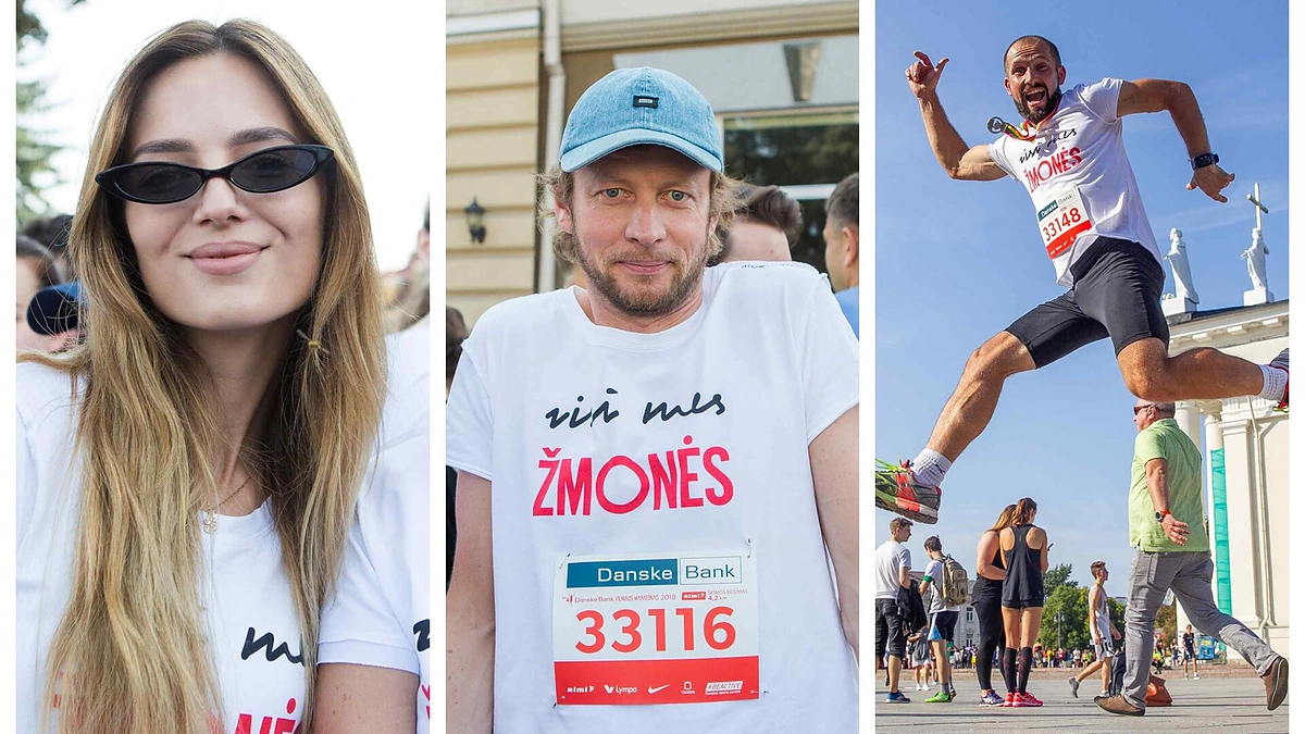 „Žmonės“ komanda dalyvavo „Danske Bank Vilniaus maratone“