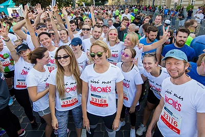 „Žmonės“ komanda dalyvavo „Danske Bank Vilniaus maratone“