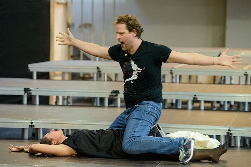 Operos „Hercogo Mėlynbarzdžio pilis“ repeticija