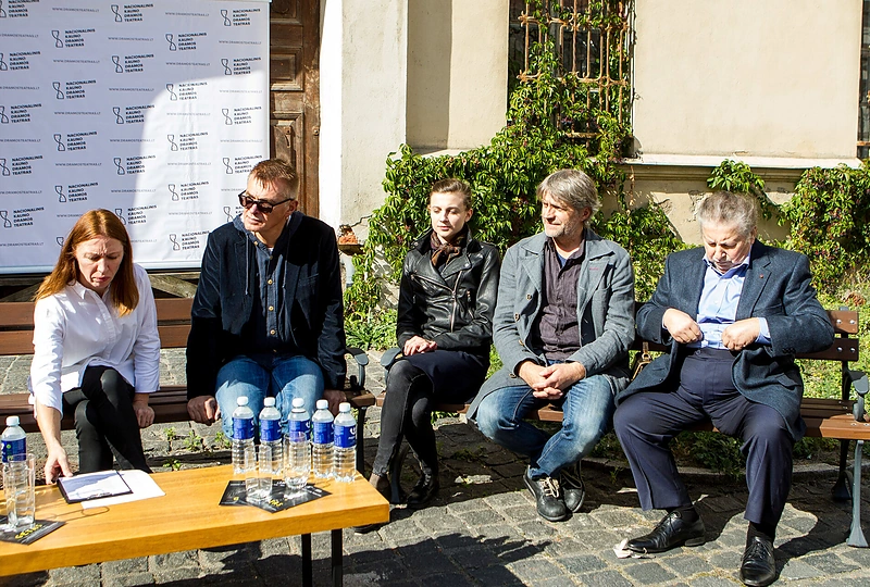 Spektaklio GETAS pristatymas ir spaudos konferencija